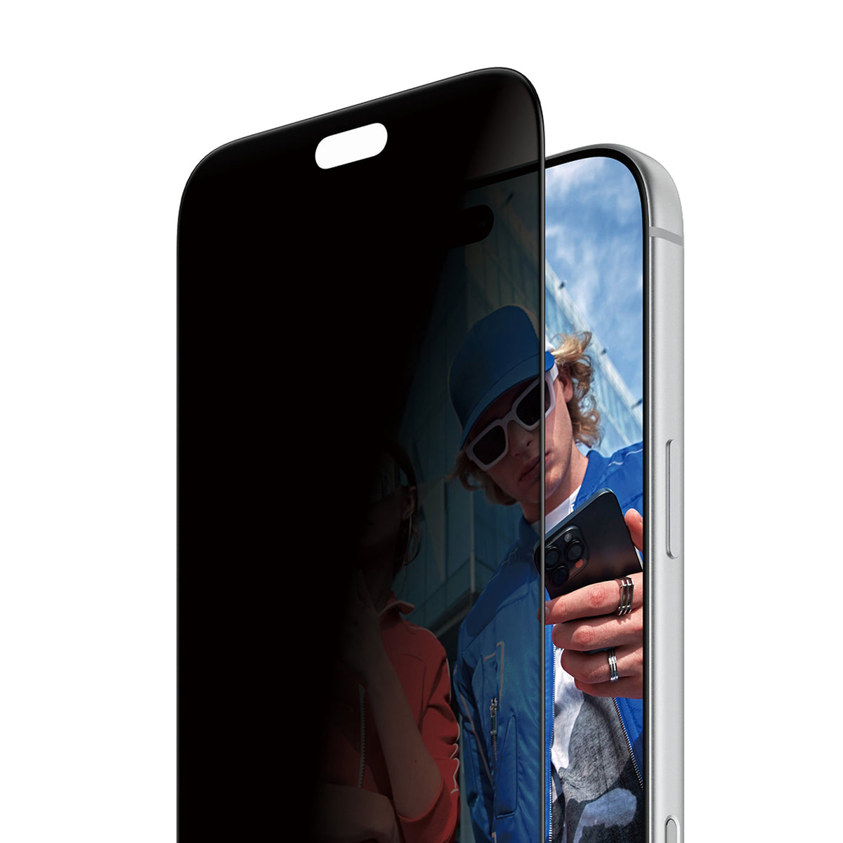 PanzerGlass 2-Way Privacy Screen Protector Ultra-Wide Fit Fastfit In-a-box