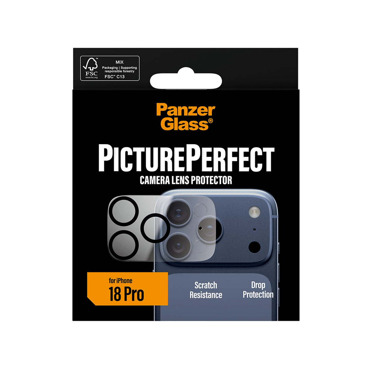 PanzerGlass PicturePerfect Camera Protector for iPhone 18 Pro Series (2026)