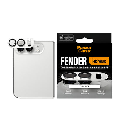PanzerGlass FENDER Camera Protector for iPhone Duo (2026) - White