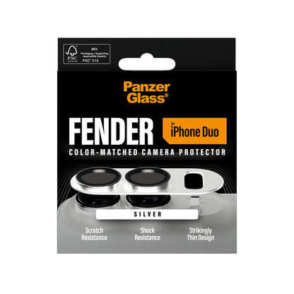 PanzerGlass FENDER Camera Protector for iPhone Duo (2026) - White