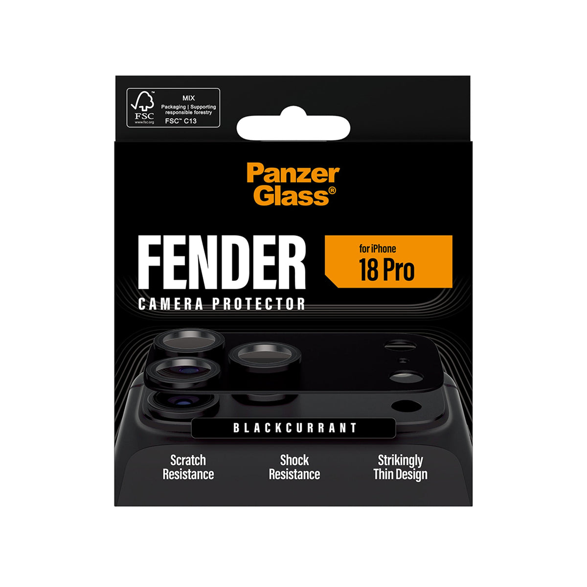 PanzerGlass FENDER Camera Protector for iPhone 18 Pro Series (2026)