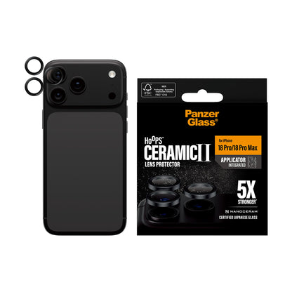 PanzerGlass Hoops Ceramic Camera Lens Protector for iPhone 18 Pro/Pro Max (2026)