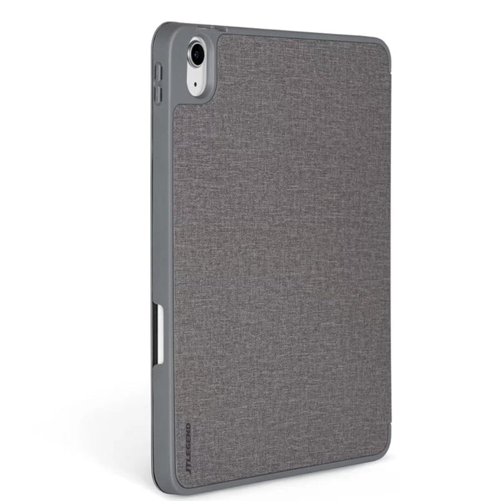 Power Support Air Jacket Folio Case with Pencil Holder for iPad Air 11" (2024/2025)/iPad Air 10.9" (2022/2020) - Grey