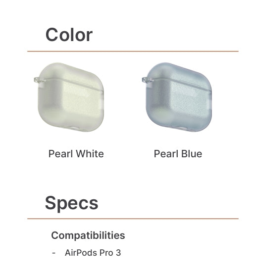 JTLEGEND Gleam Shock-Proof Case for AirPods Pro 3 (2025)