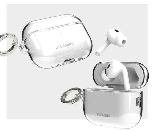 JTLEGEND Airy Shock-Proof Case for AirPods Pro 3 (2025) - Crystal