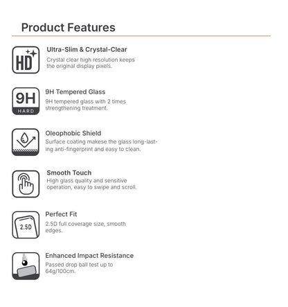 JTLEGEND Titanguard Camera Lens Protector with Quick Install Board for Samsung Galaxy S26 Series (2026) - AR Glossy