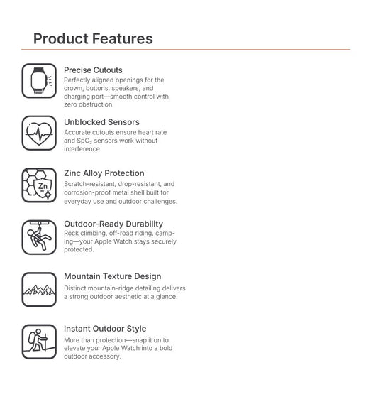 JTLEGEND Terra Case for Apple Watch Series (2025/2024)