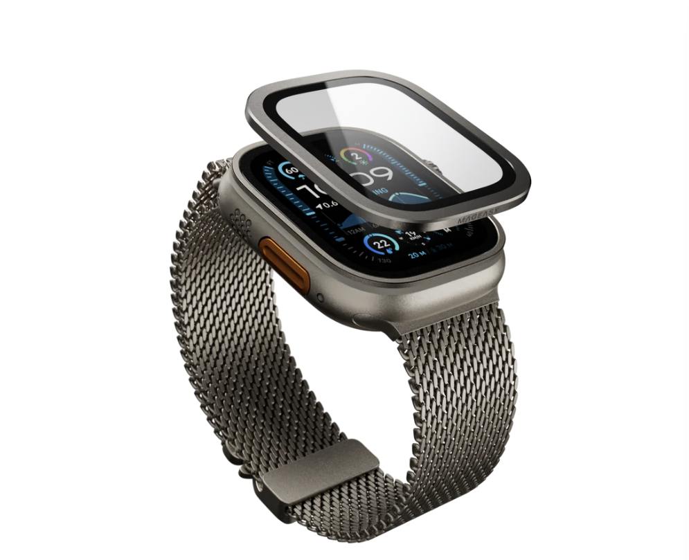MAGEASY Fortiz Sapphire Screen Protector for Apple Watch Ultra 49mm (2025/2024)