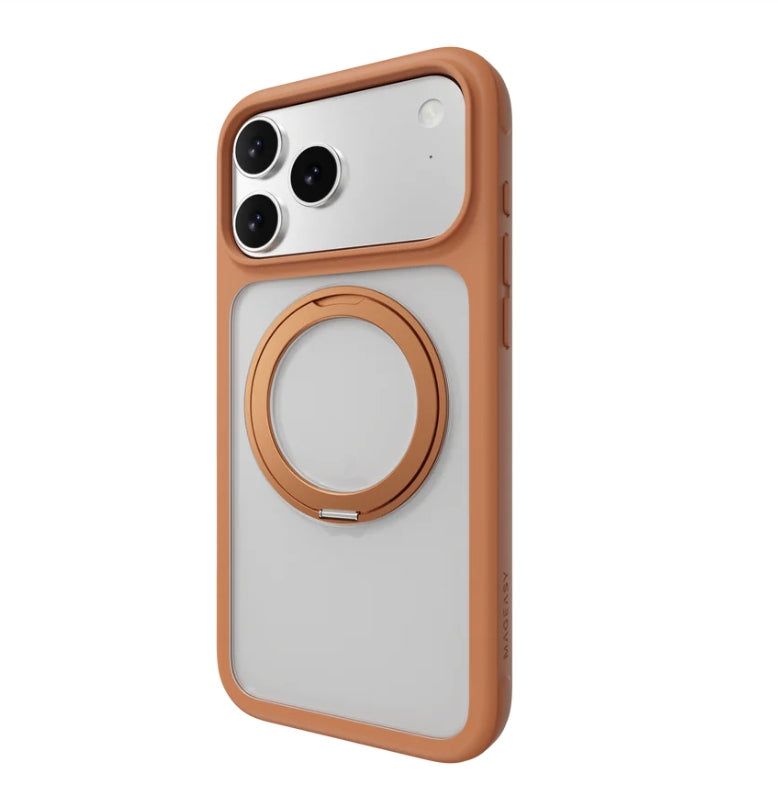 MAGEASY MagStand 360 M Rotating Ring Case with MagSafe for iPhone 17 Series (2025)