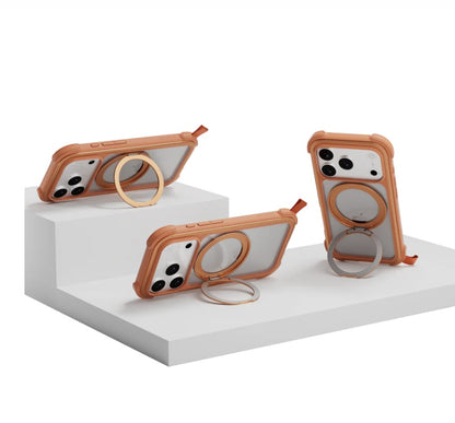 MAGEASY Odyssey Stand M 360 Magnetic Stand Case with MagSafe for iPhone 17 Series (2025)