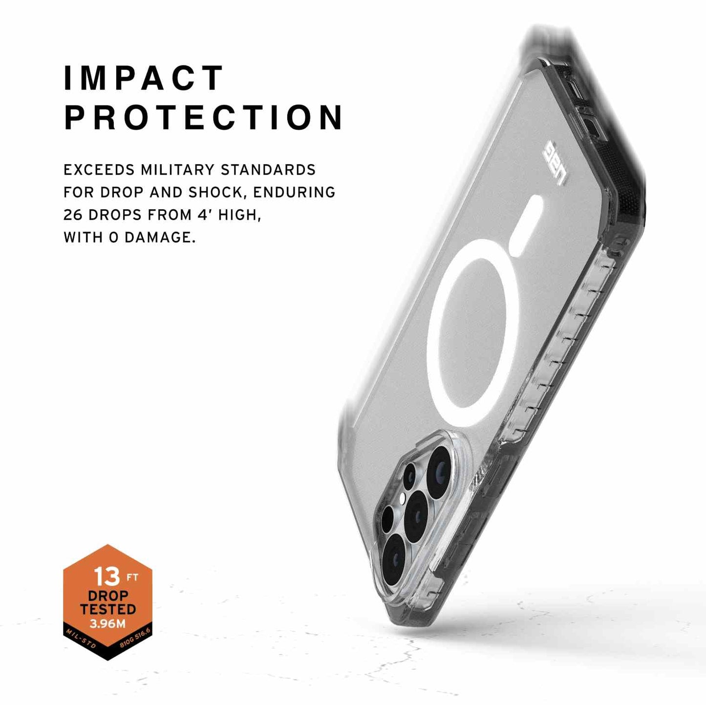 UAG Plyo LT Magnetic Case for Samsung Galaxy S26 Ultra (2026) - Ice/White/Smoke