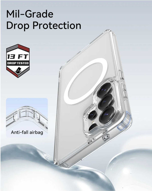 RAPTIC Air Clear Magnetic Case for Samsung Galaxy S26 Series (2026) - Clear