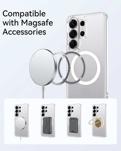RAPTIC Air Clear Magnetic Case for Samsung Galaxy S26 Series (2026) - Clear