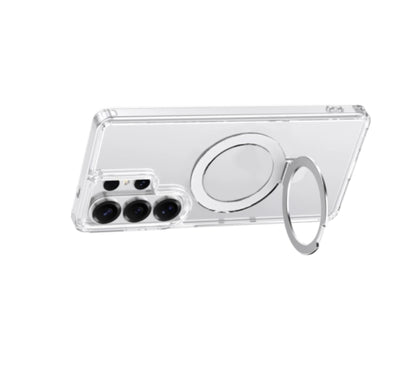 RAPTIC Air Stand Magnetic Case for Samsung Galaxy S26 Series (2026) - Clear