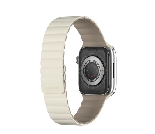 MAGEASY Skin Duo Reversible Silicone Magnetic Band for Apple Watch