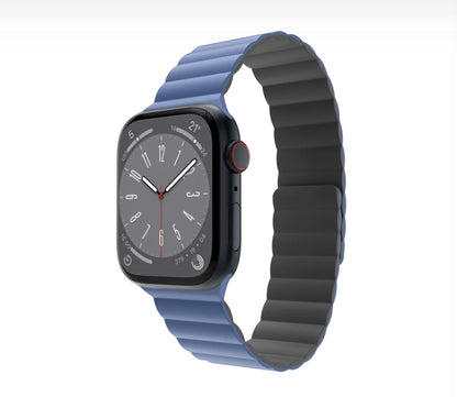 MAGEASY Skin Duo Reversible Silicone Magnetic Band for Apple Watch