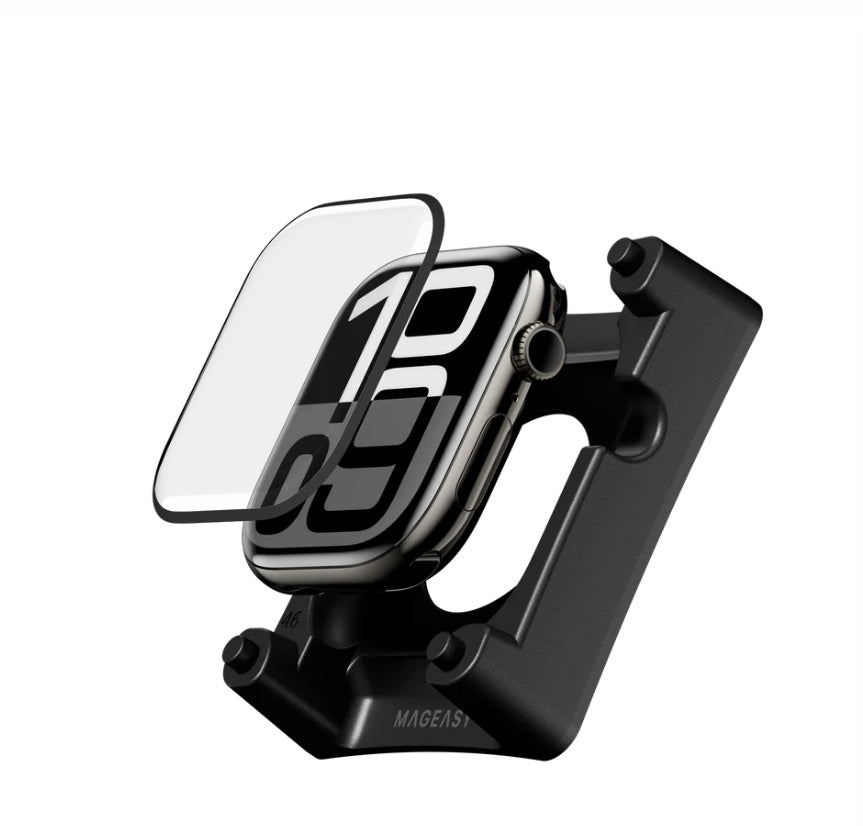 MAGEASY Vetro 3D+ Full Screen Protector with Helper Tool for Apple Watch