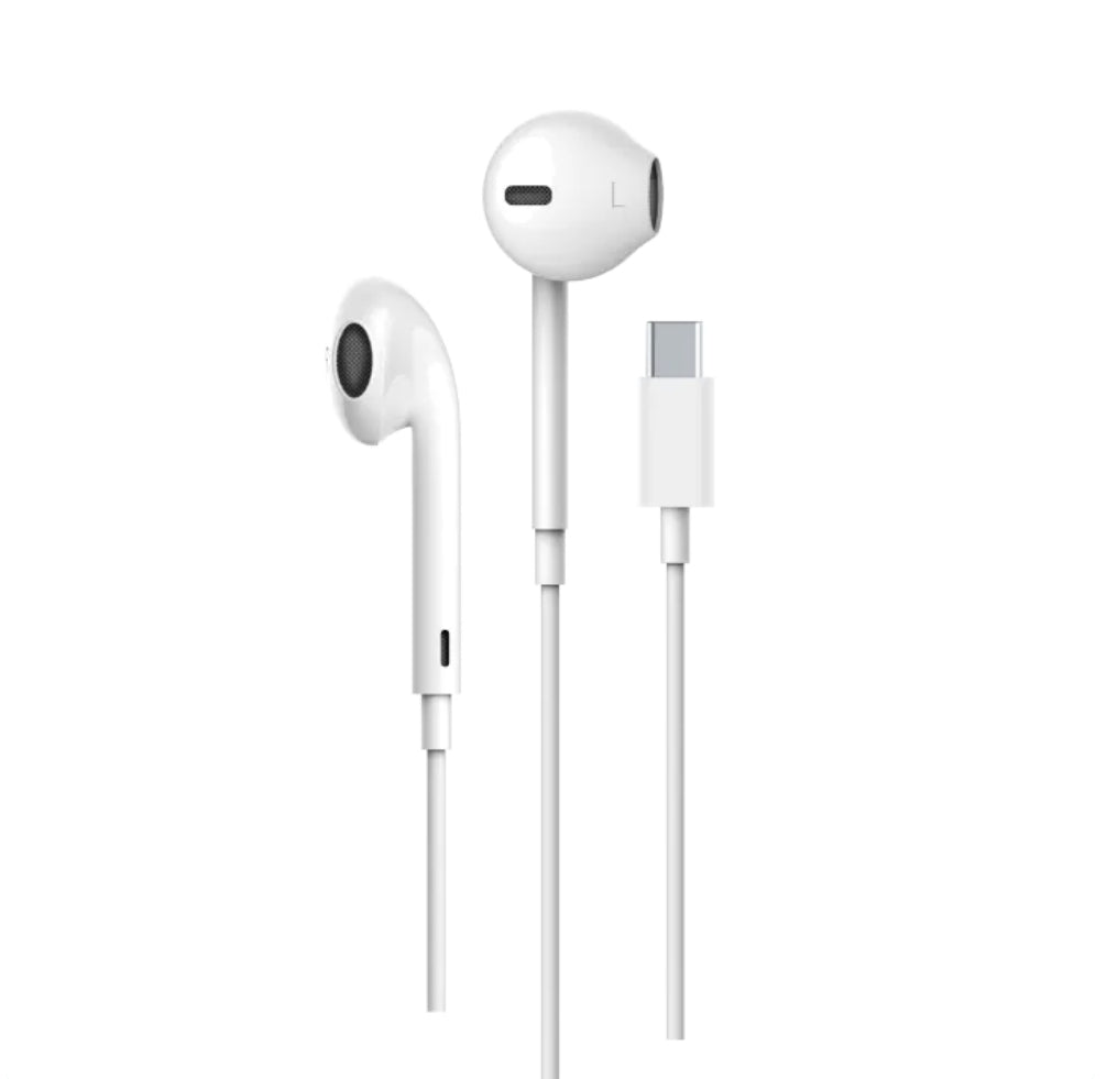 DEVIA Smart Seires Earpods With Type-C Interface (Digital) - White