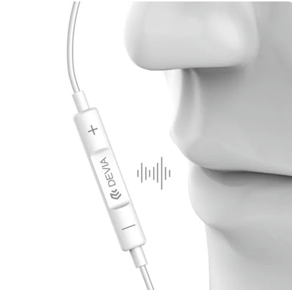 DEVIA Smart Seires Earpods With Type-C Interface (Digital) - White