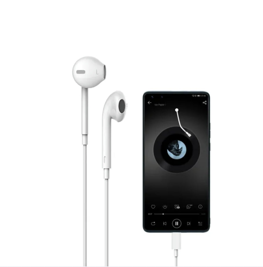 DEVIA Smart Seires Earpods With Type-C Interface (Digital) - White
