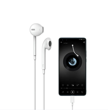 DEVIA Smart Seires Earpods With Type-C Interface (Digital) - White