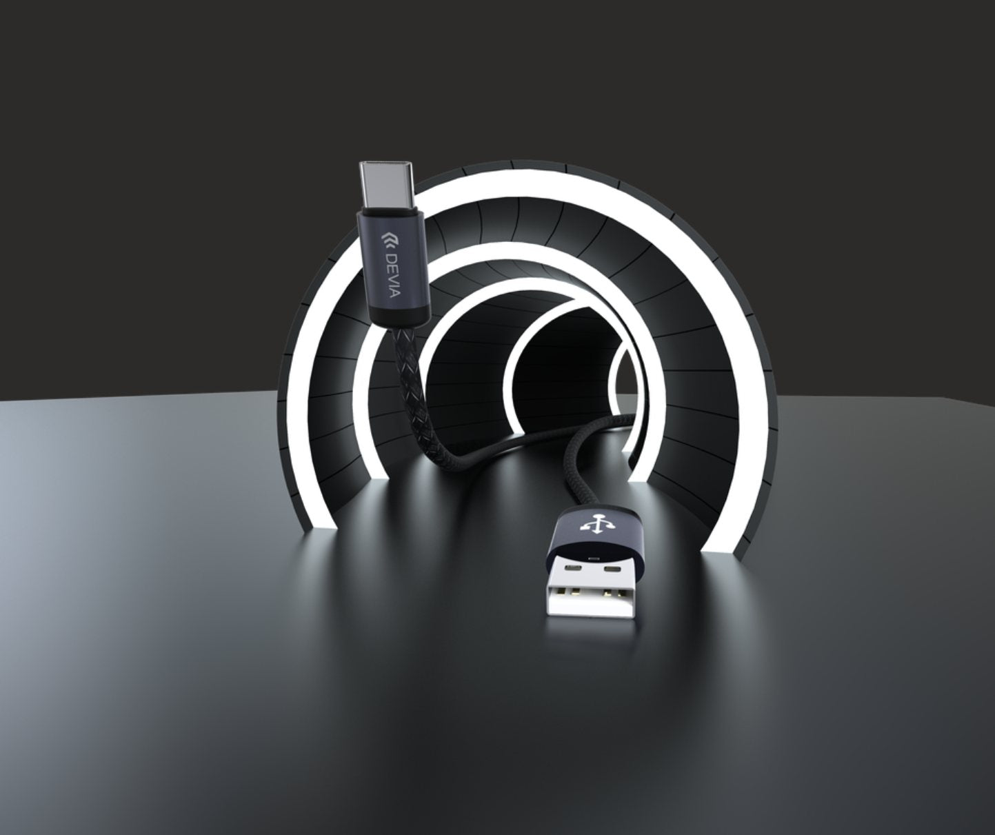 DEVIA Gracious Series A To C Cable (2A) - Black