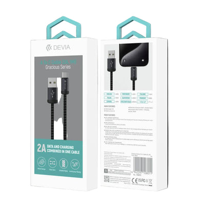 DEVIA Gracious Series A To C Cable (2A) - Black