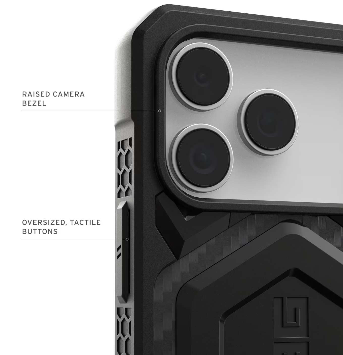 UAG Monarch Pro Case with MagSafe for iPhone 17 Series (2025) - Carbon Fiber