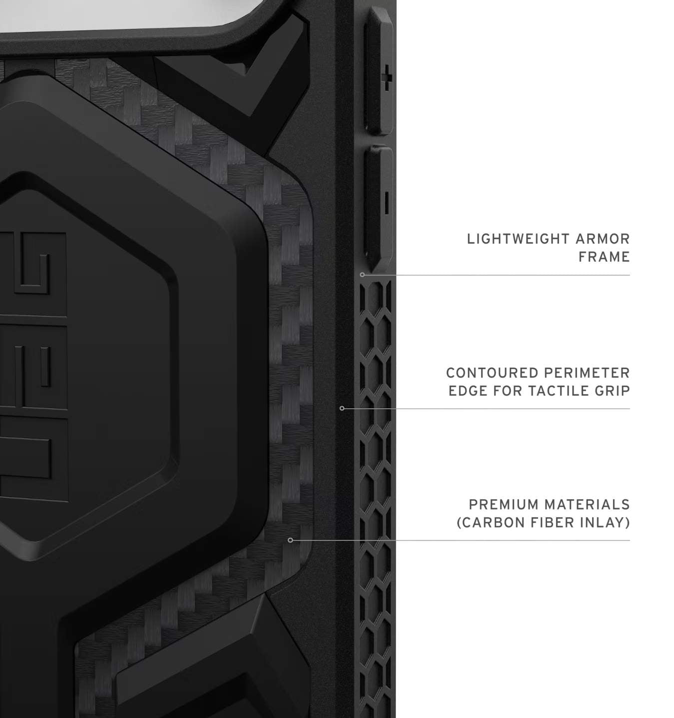 UAG Monarch Pro Case with MagSafe for iPhone 17 Series (2025) - Carbon Fiber