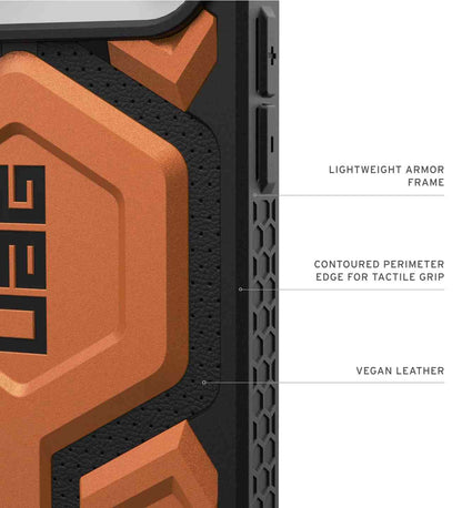 UAG Monarch Pro Case with MagSafe for iPhone 17 Series (2025) - Orange