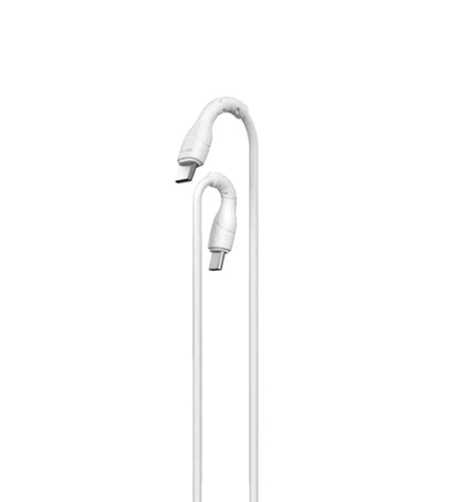 DEVIA Kintone Series Type-C To Type-C Cable (3A, 1M) - White