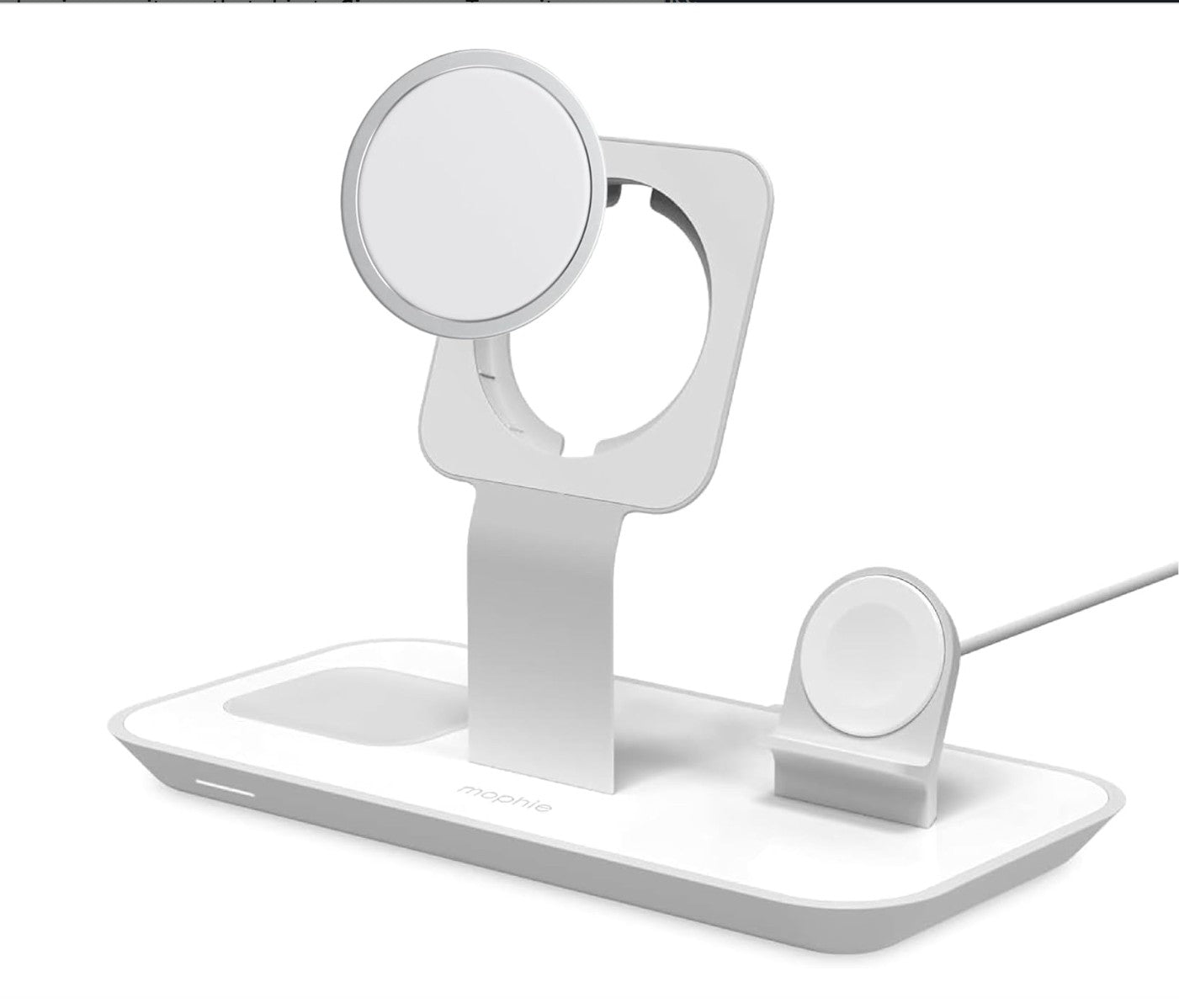 Mophie 3 IN 1 Wireless Stand for MagSafe Charger ( excluded MagSafe Charger) - White