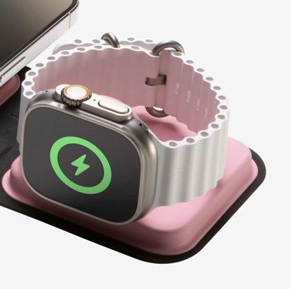 [Limited Edition] Mophie 3 in 1 Travel Charger with MagSafe included 30W USB-C Wall Adapter and C to C Cable - Pink