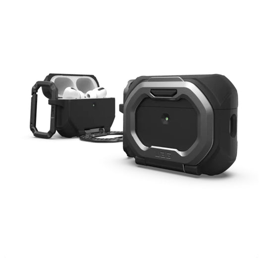 UAG Monarch Case for AirPods Pro 3 (2025) - Black/Silver