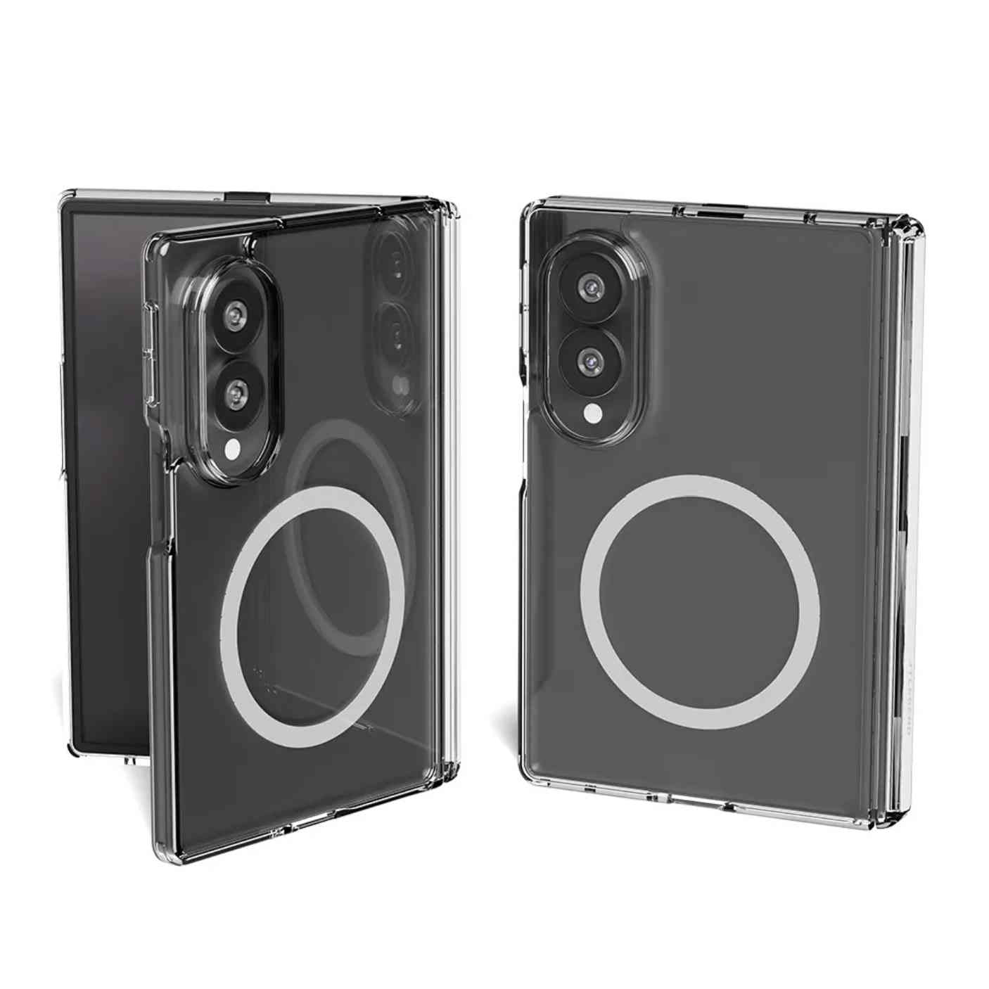 JTLEGEND Hybrid Cushion Mag Case for Samsung Galaxy Z Fold8 Wide (2026) - Crystal