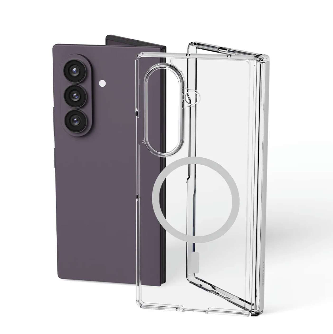 JTLEGEND Hybrid Cushion Mag Case for Samsung Galaxy Z Fold8 Ultra (2026) - Crystal