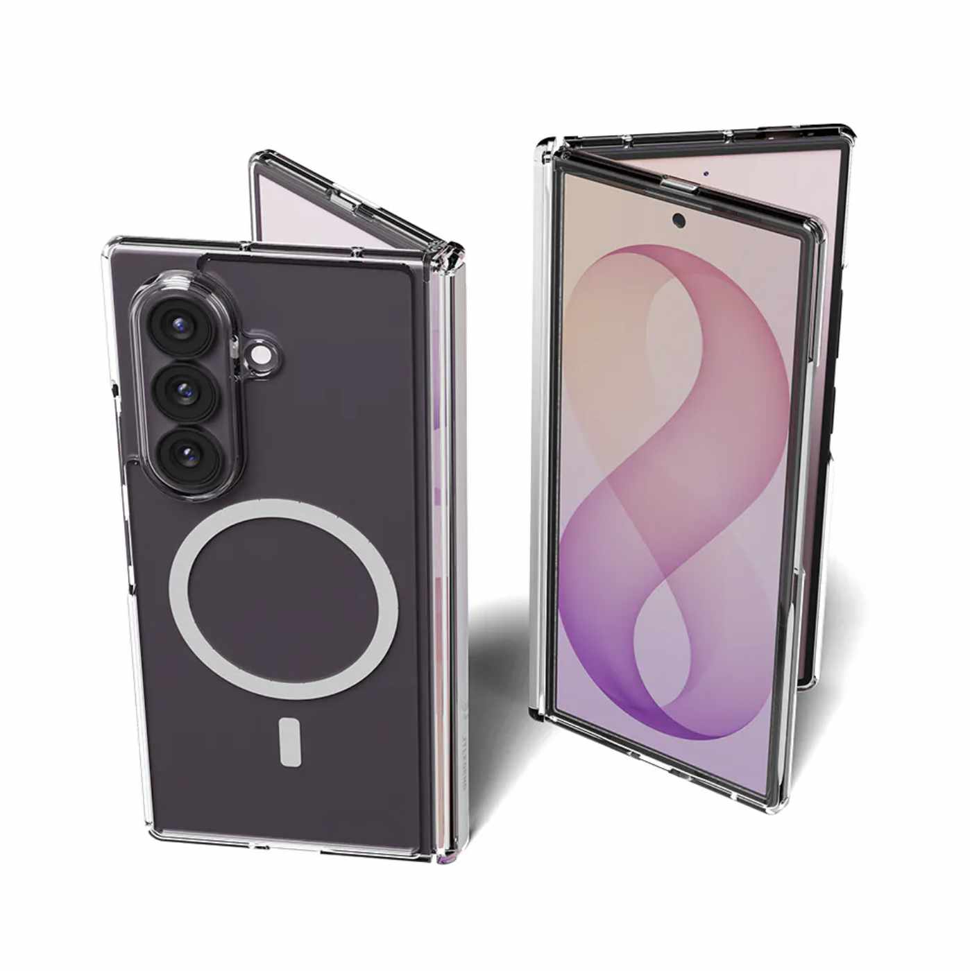 JTLEGEND Hybrid Cushion Mag Case for Samsung Galaxy Z Fold8 Ultra (2026) - Crystal
