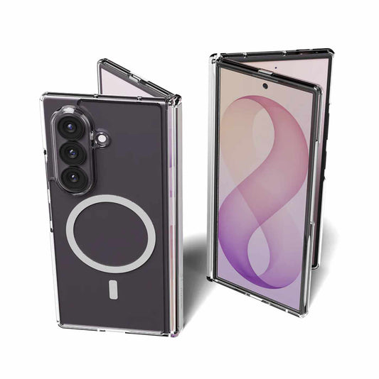 JTLEGEND Hybrid Cushion Mag Case for Samsung Galaxy Z Fold8 Ultra (2026) - Crystal