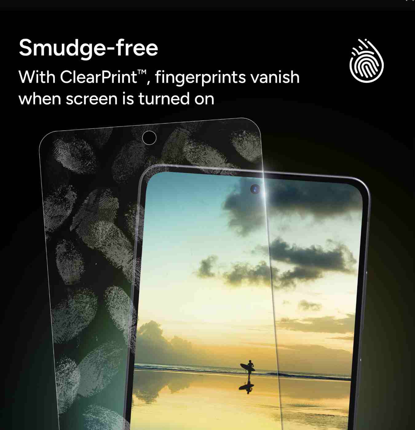 ZAGG INVISIBLESHIELD Glass Elite for Samsung Galaxy Z Flip8 (2026) (Outside) - Clear