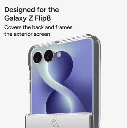 ZAGG Crystal Palace Snap for Samsung Galaxy Z Flip8 (2026) - Clear