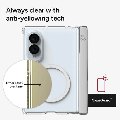 ZAGG Crystal Palace Snap for Samsung Galaxy Z Fold8 Wide (2026) - Clear