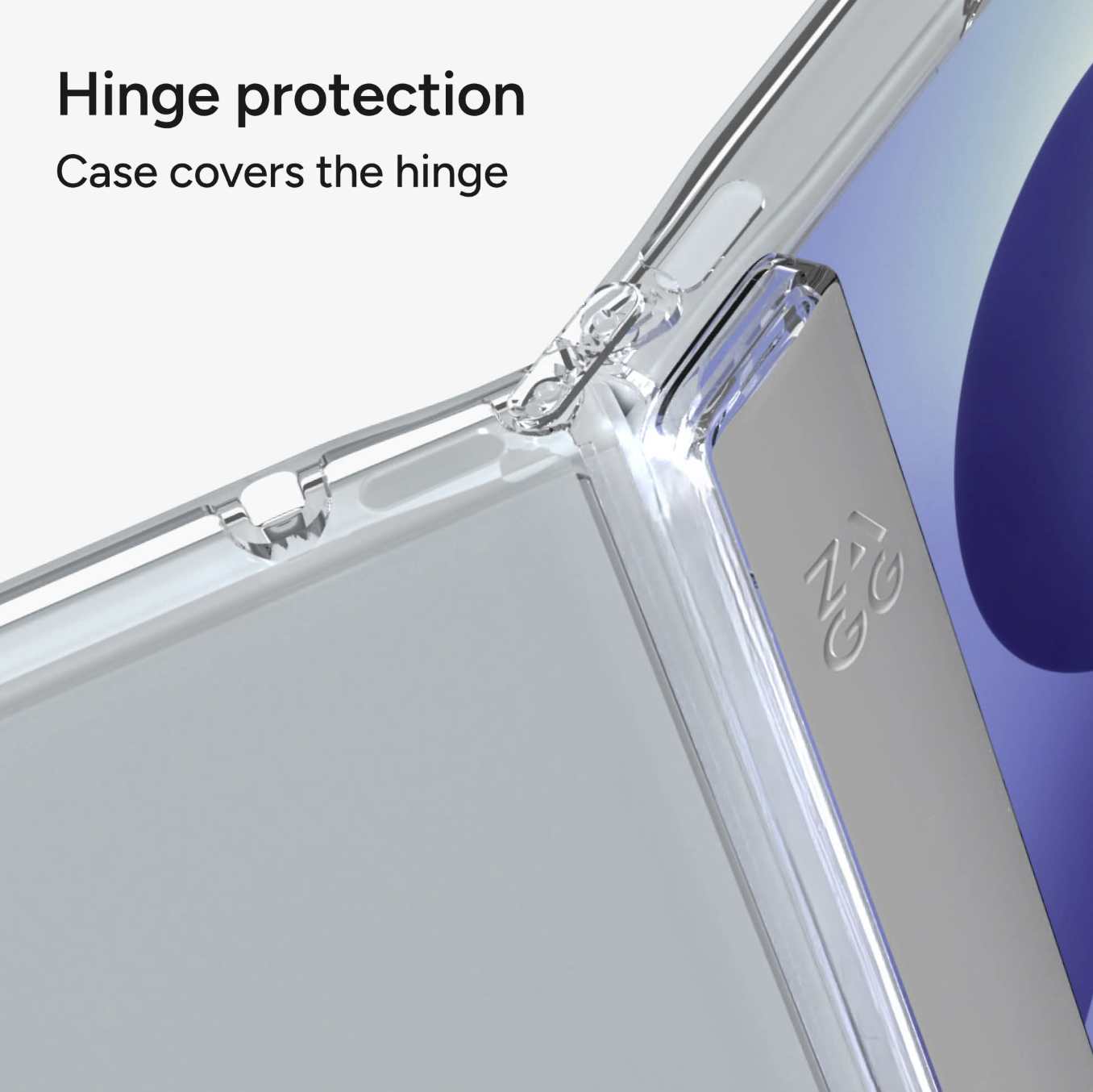 ZAGG Crystal Palace Snap for Samsung Galaxy Z Fold8 Wide (2026) - Clear