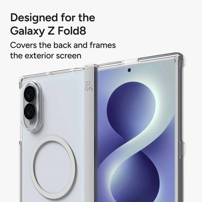 ZAGG Crystal Palace Snap for Samsung Galaxy Z Fold8 Wide (2026) - Clear