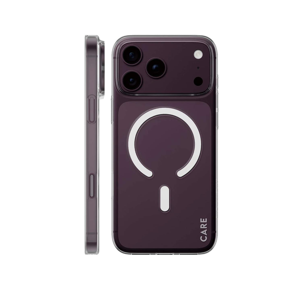 CARE by PanzerGlass SL1M Case with MagSafe for iPhone 18/17 Series (2026/2025) - Transparent