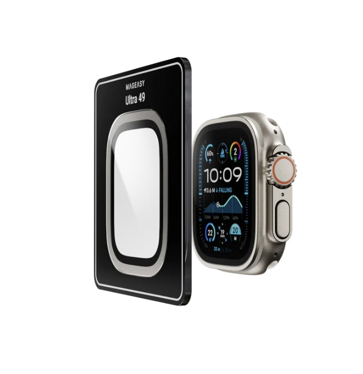 MAGEASY Fortiz Sapphire Screen Protector for Apple Watch Ultra 49mm (2025/2024)