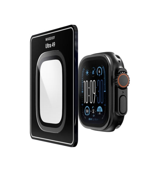 MAGEASY Fortiz Sapphire Screen Protector for Apple Watch Ultra 49mm (2025/2024)