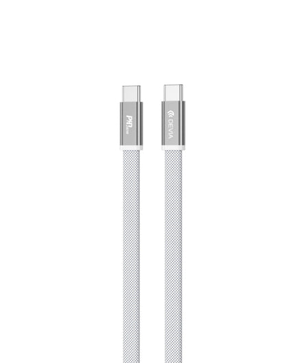 DEVIA Ultra3 C-C PD 240W Metal Woven Flat Fast Charging Cable (1.5M)