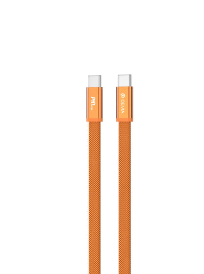 DEVIA Ultra3 C-C PD 240W Metal Woven Flat Fast Charging Cable (1.5M)