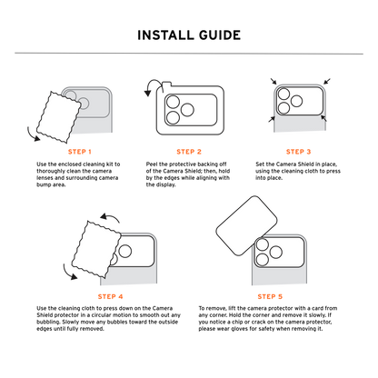 UAG Camera Shield install guide