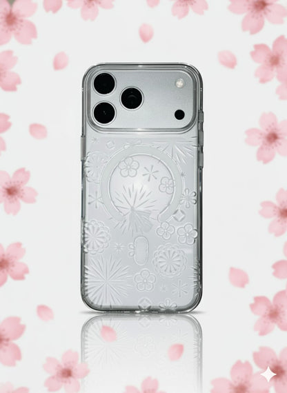 Power Support Air Jacket Mag "kiriko" Case with MagSafe for Apple iPhone 17 Series (2025)